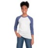 Buy Next Level Apparel 6051 Unisex Triblend 3/4-Sleeve Raglan | ApparelChoice.ca