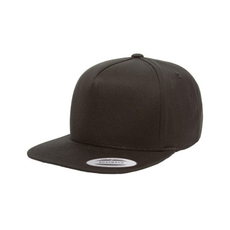 Buy Yupoong Y6007 Adult 5-Panel Cotton Twill Snapback Cap | ApparelChoice.ca