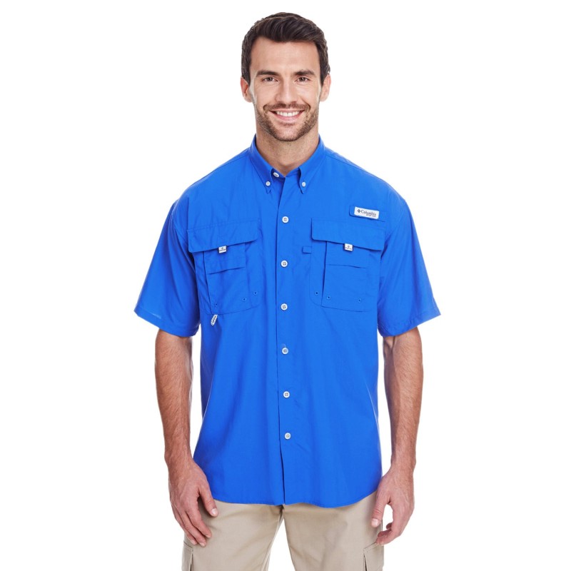 Buy Columbia 7047 Men's Bahama II Short-Sleeve Shirt | ApparelChoice.ca