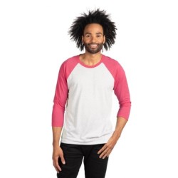 Buy Next Level Apparel 6051 Unisex Triblend 3/4-Sleeve Raglan | ApparelChoice.ca