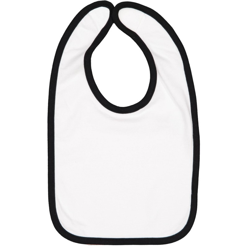 Buy Rabbit Skins RS1004 Infant Contrast Trim Bib | ApparelChoice.ca