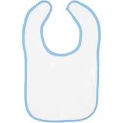 Buy Rabbit Skins 1003 Infant Contrast Trim Terry Bib | ApparelChoice.ca