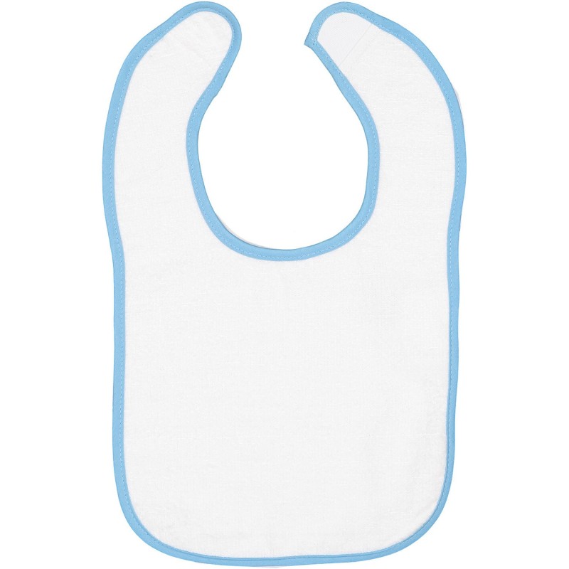 Buy Rabbit Skins 1003 Infant Contrast Trim Terry Bib | ApparelChoice.ca