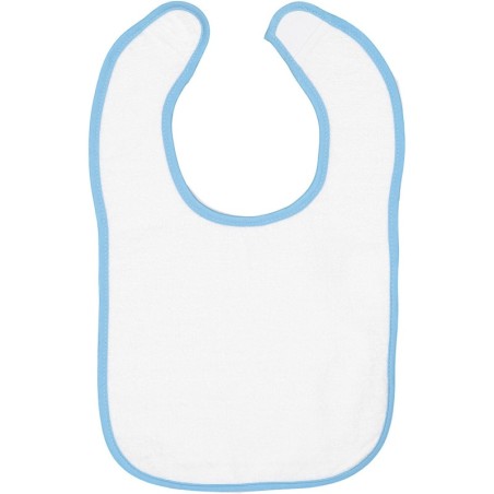 Buy Rabbit Skins 1003 Infant Contrast Trim Terry Bib | ApparelChoice.ca