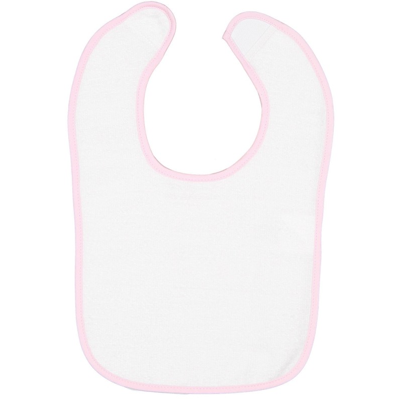 Buy Rabbit Skins 1003 Infant Contrast Trim Terry Bib | ApparelChoice.ca