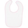 Buy Rabbit Skins 1003 Infant Contrast Trim Terry Bib | ApparelChoice.ca