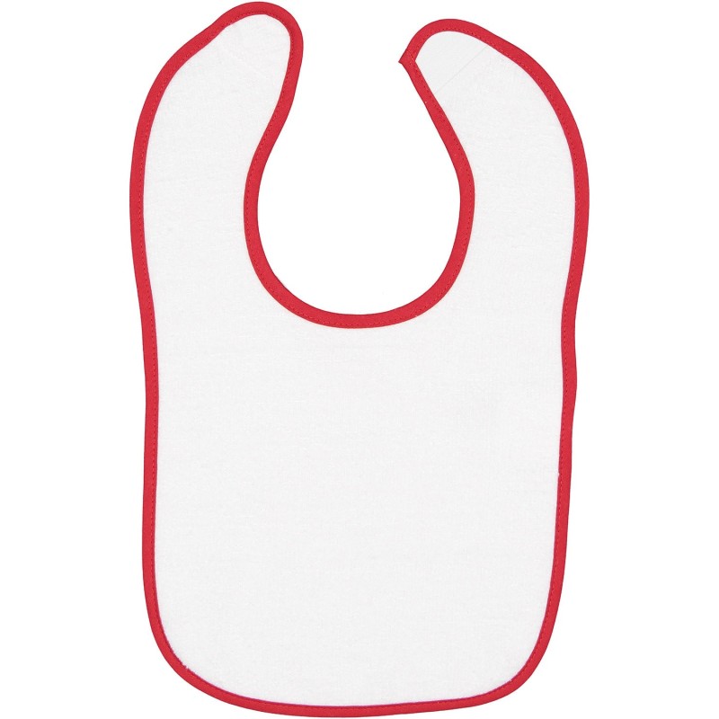 Buy Rabbit Skins 1003 Infant Contrast Trim Terry Bib | ApparelChoice.ca