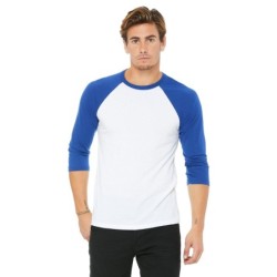 Buy Bella + Canvas 3200 Unisex 3/4-Sleeve Baseball T-Shirt | ApparelChoice.ca