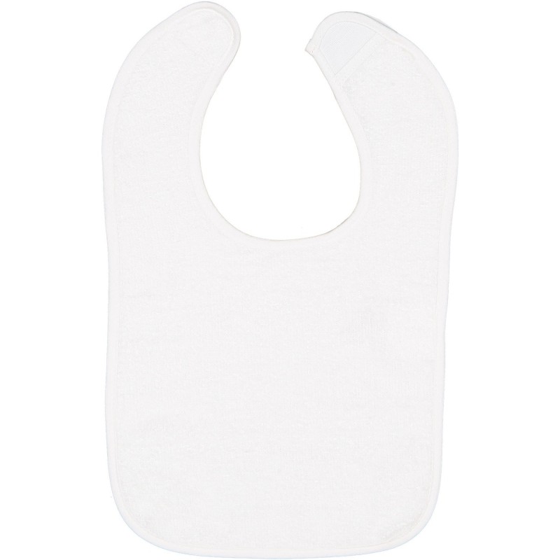 Buy Rabbit Skins 1003 Infant Contrast Trim Terry Bib | ApparelChoice.ca