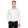 Buy Devon & Jones DG20L CrownLux Performance Men's Plaited Long Sleeve Polo | ApparelChoice.ca