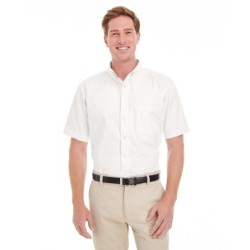 Buy Harriton M582 Men's Foundation 100% Cotton Short-Sleeve Twill Shirt with Teflon | ApparelChoice.ca