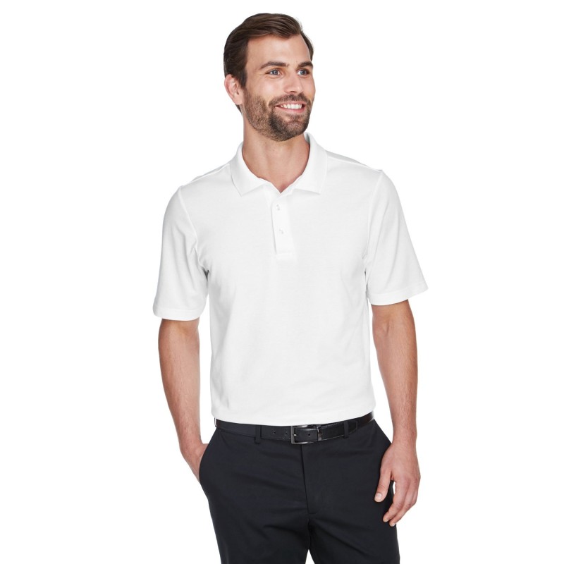 Buy Devon & Jones DG20T CrownLux Performance Tall Plaited Polo | ApparelChoice.ca