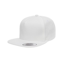 Buy Yupoong Y6007 Adult 5-Panel Cotton Twill Snapback Cap | ApparelChoice.ca
