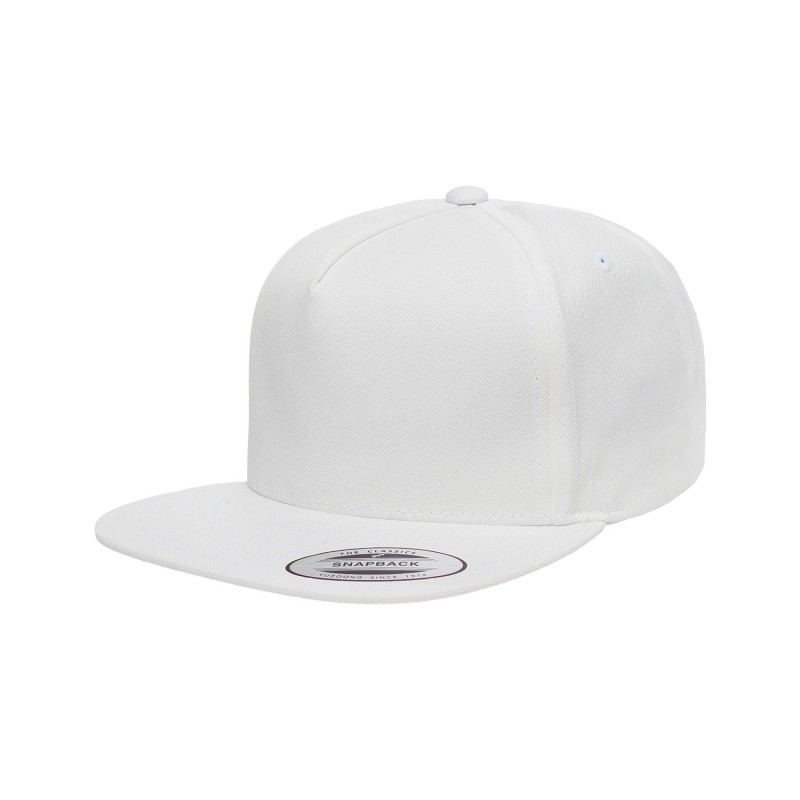 Buy Yupoong Y6007 Adult 5-Panel Cotton Twill Snapback Cap | ApparelChoice.ca