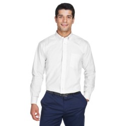 Buy Devon & Jones D630 Men's Crown Collection Solid Oxford Woven Shirt | ApparelChoice.ca