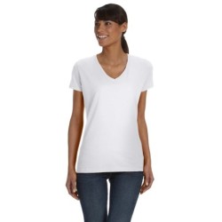 Buy Fruit of the Loom L39VR Ladies HD Cotton V-Neck T-Shirt | ApparelChoice.ca