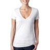Buy Next Level Apparel 6640 Ladies CVC Deep V-Neck T-Shirt | ApparelChoice.ca