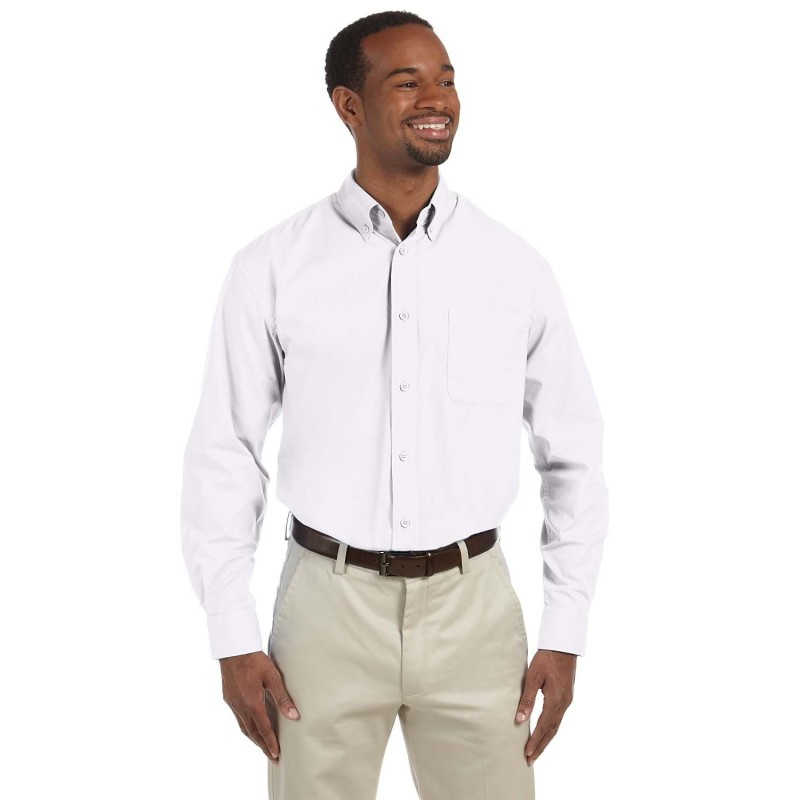 Buy Harriton M510T Men's Tall Essential Poplin | ApparelChoice.ca