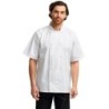 Buy Artisan Collection by Reprime RP664 Unisex Studded Front Short-Sleeve Chef's Jacket | ApparelChoice.ca