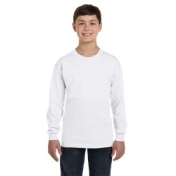 Buy Gildan G540B Youth Heavy Cotton Long-Sleeve T-Shirt | ApparelChoice.ca