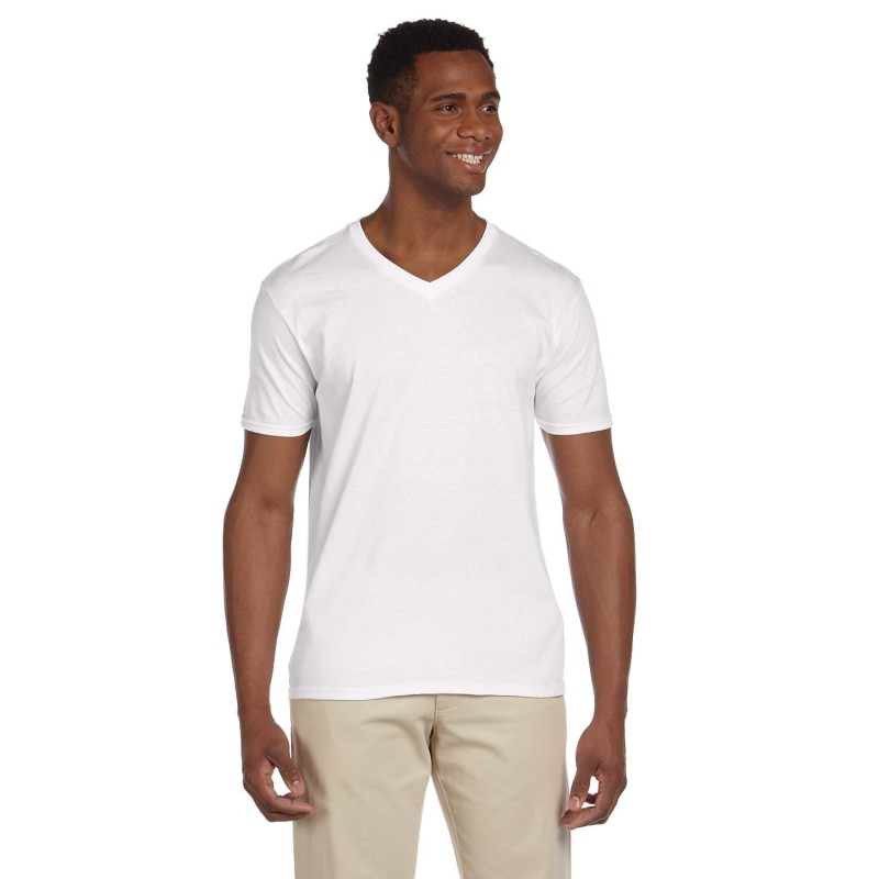 Buy Gildan G64V Adult Softstyle V-Neck T-Shirt | ApparelChoice.ca