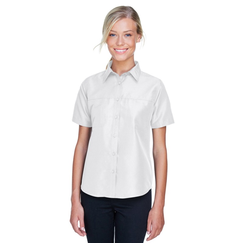 Buy Harriton M580W Ladies Key West Short-Sleeve Performance Staff Shirt | ApparelChoice.ca