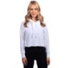 Buy Next Level Apparel 9384 Ladies Cropped Pullover Hooded Sweatshirt | ApparelChoice.ca