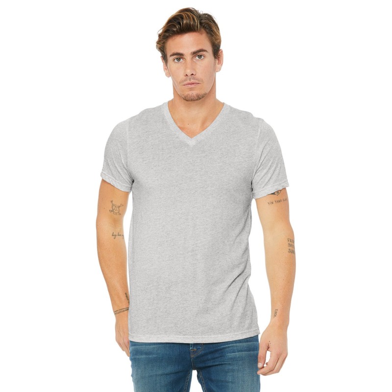 Buy Bella + Canvas 3415C Unisex Triblend V-Neck T-Shirt | ApparelChoice.ca