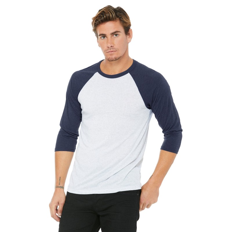 Buy Bella + Canvas 3200 Unisex 3/4-Sleeve Baseball T-Shirt | ApparelChoice.ca