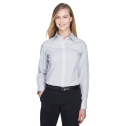 Buy Devon & Jones DG510W Ladies Crown Collection Micro Tattersall Woven Shirt | ApparelChoice.ca