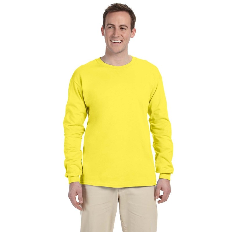 Buy Fruit of the Loom 4930 Adult HD Cotton Long-Sleeve T-Shirt | ApparelChoice.ca