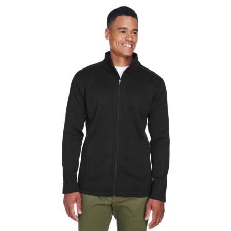 Buy Devon & Jones DG793 Men's Bristol Full-Zip Sweater Fleece Jacket | ApparelChoice.ca