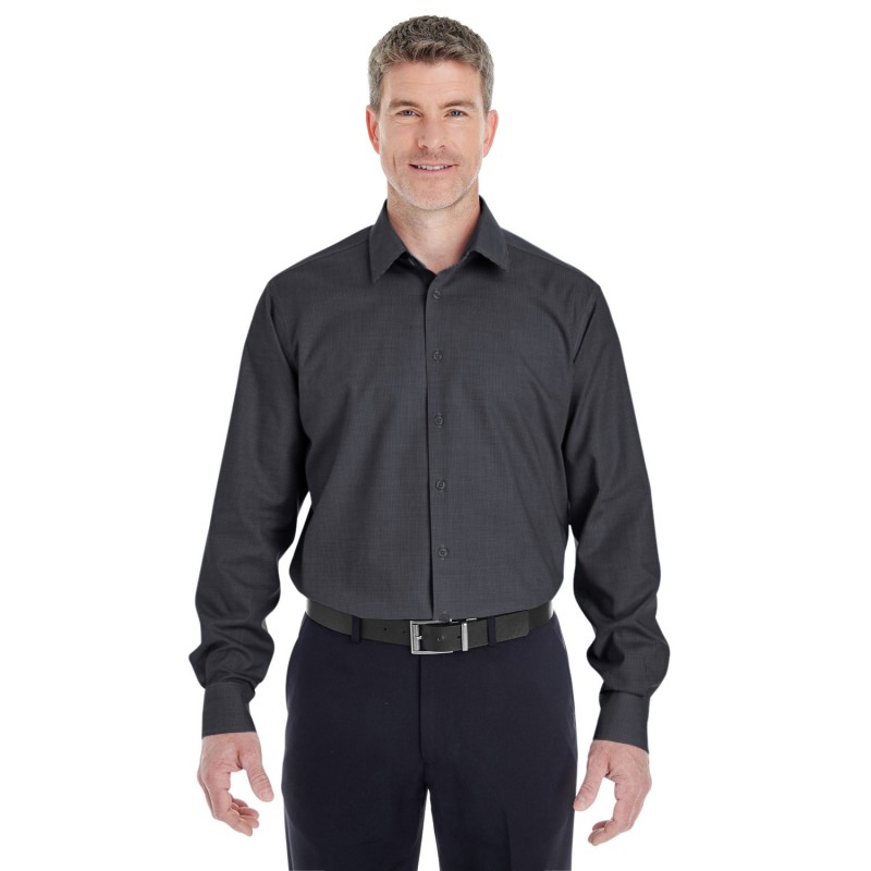 Buy Devon & Jones DG532 Men's Crown Collection Royal Dobby Shirt | ApparelChoice.ca