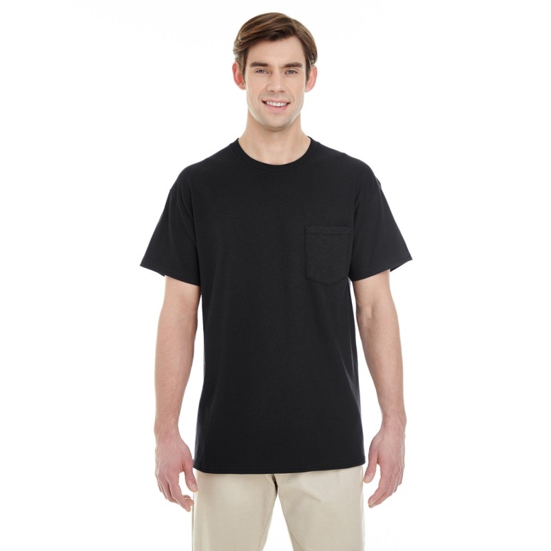 Buy Gildan G530 Unisex Heavy Cotton Pocket T-Shirt | ApparelChoice.ca