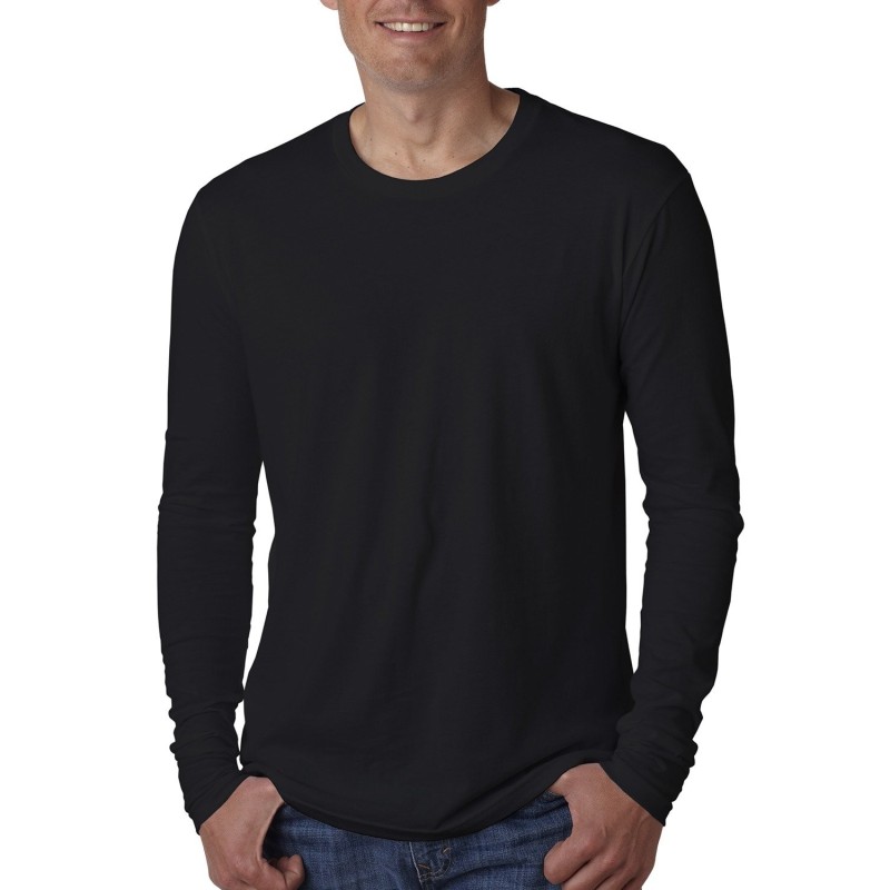 Buy Next Level Apparel N3601 Men's Cotton Long-Sleeve Crew | ApparelChoice.ca