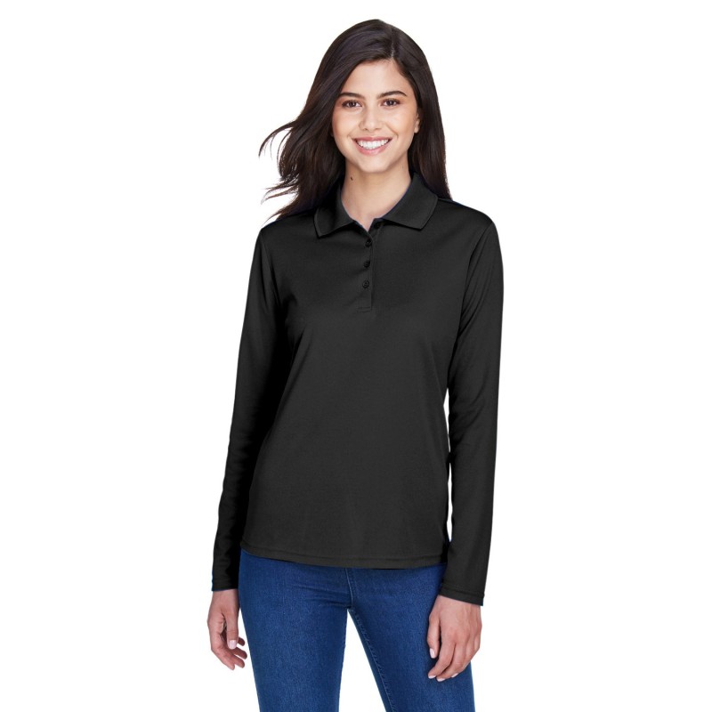 Buy Core365 78192 Ladies Pinnacle Performance Long-Sleeve Pique Polo | ApparelChoice.ca
