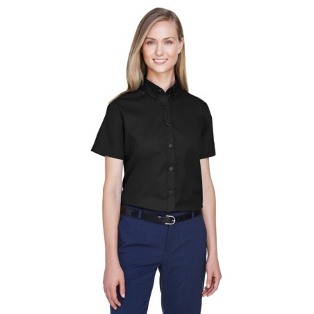 Buy Core365 78194 Ladies Optimum Short-Sleeve Twill Shirt | ApparelChoice.ca