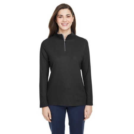 Buy Core365 CE405W Ladies Fusion ChromaSoft Pique Quarter-Zip | ApparelChoice.ca