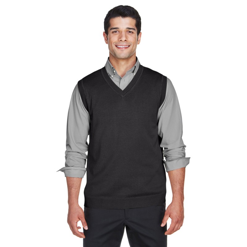 Buy Devon & Jones D477 Adult V-Neck Vest | ApparelChoice.ca