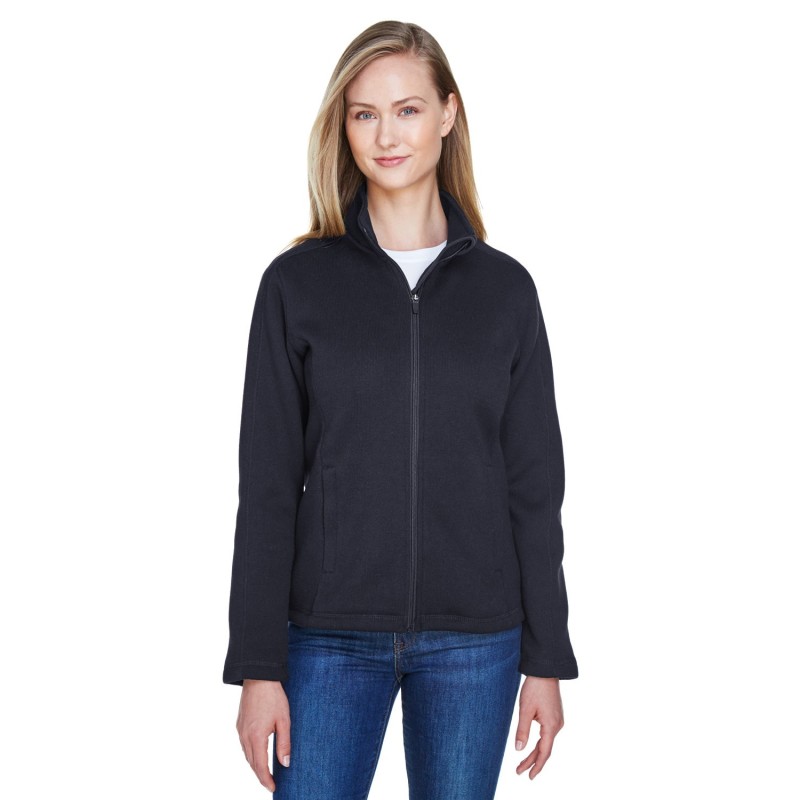 Buy Devon & Jones DG793W Ladies Bristol Full-Zip Sweater Fleece Jacket | ApparelChoice.ca