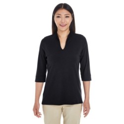 Buy Devon & Jones DP188W Ladies Perfect Fit Tailored Open Neckline Top | ApparelChoice.ca
