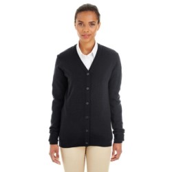 Buy Harriton M425W Ladies Pilbloc V-Neck Button Cardigan Sweater | ApparelChoice.ca