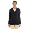 Buy Harriton M425W Ladies Pilbloc V-Neck Button Cardigan Sweater | ApparelChoice.ca