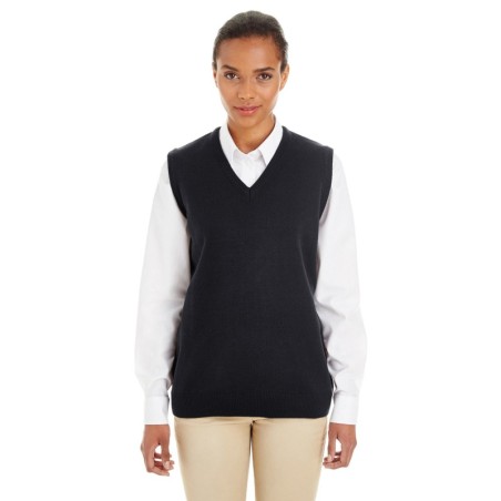 Buy Harriton M415W Ladies Pilbloc V-Neck Sweater Vest | ApparelChoice.ca