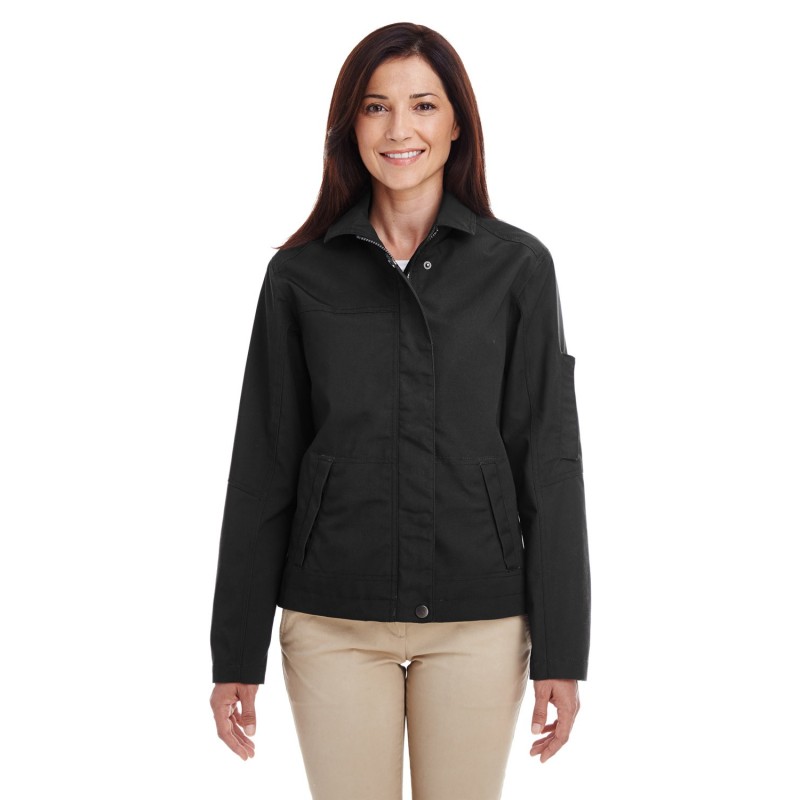 Buy Harriton M705W Ladies Auxiliary Canvas Work Jacket | ApparelChoice.ca