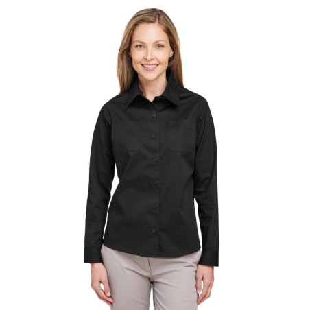 Buy Harriton M585LW Ladies Advantage IL Long-Sleeve Workshirt | ApparelChoice.ca