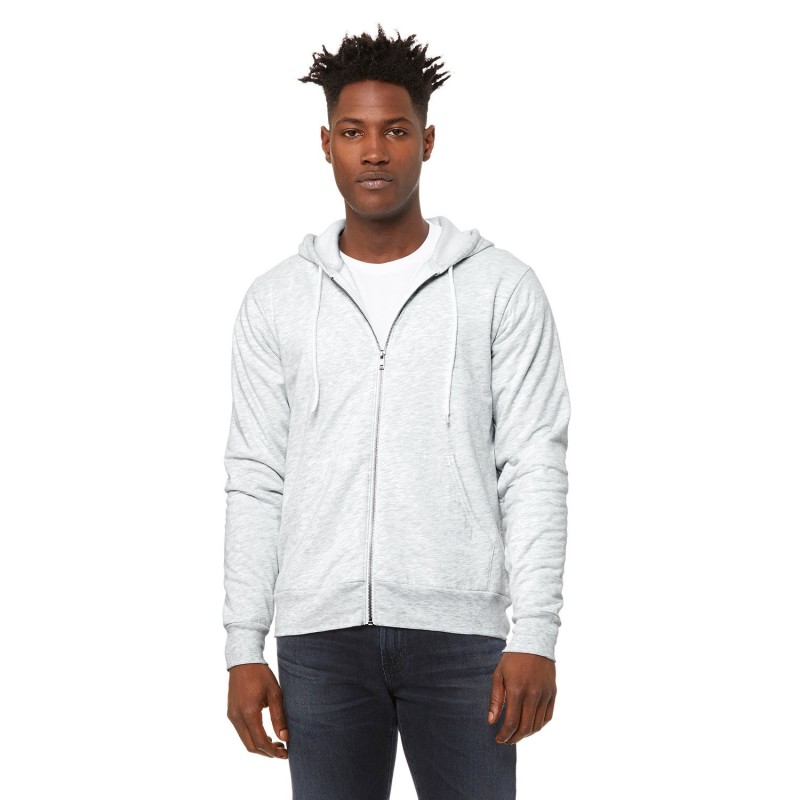 Buy Bella + Canvas 3739 Unisex Sponge Fleece Full-Zip Hooded Sweatshirt | ApparelChoice.ca