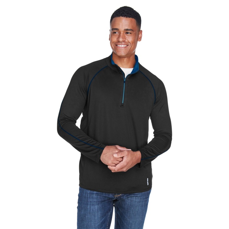 Buy North End 88187 Men's Radar Quarter-Zip Performance Long-Sleeve Top | ApparelChoice.ca