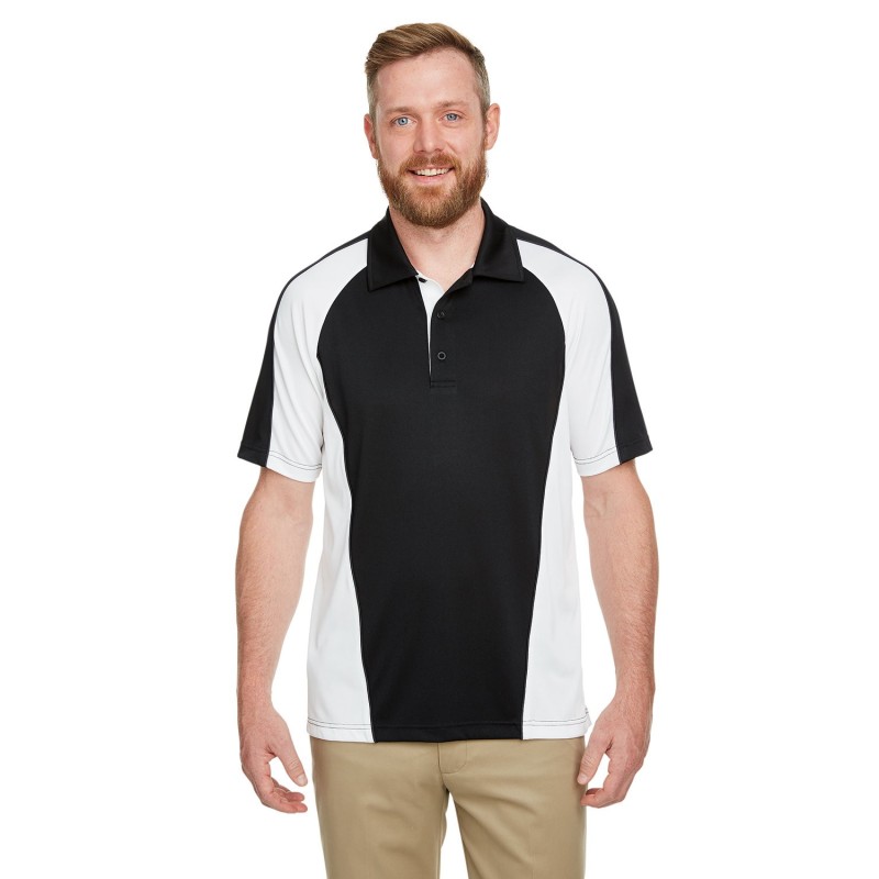 Buy Harriton M385 Men's Advantage Snag Protection Plus IL Colorblock Polo | ApparelChoice.ca