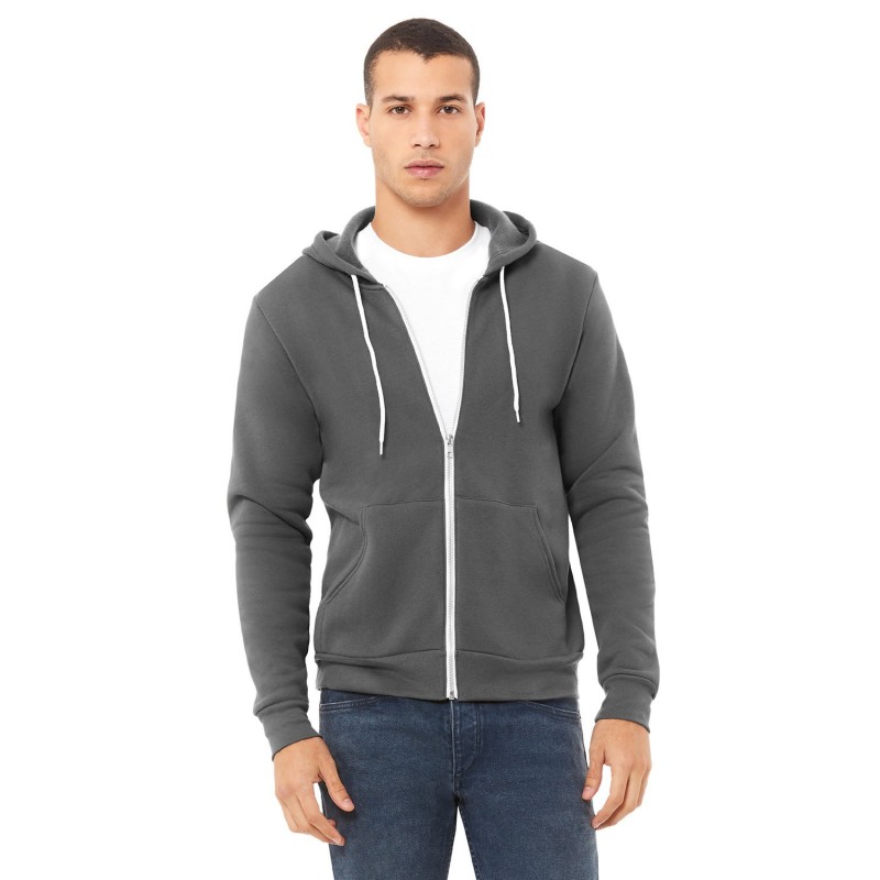 Buy Bella + Canvas 3739 Unisex Sponge Fleece Full-Zip Hooded Sweatshirt | ApparelChoice.ca